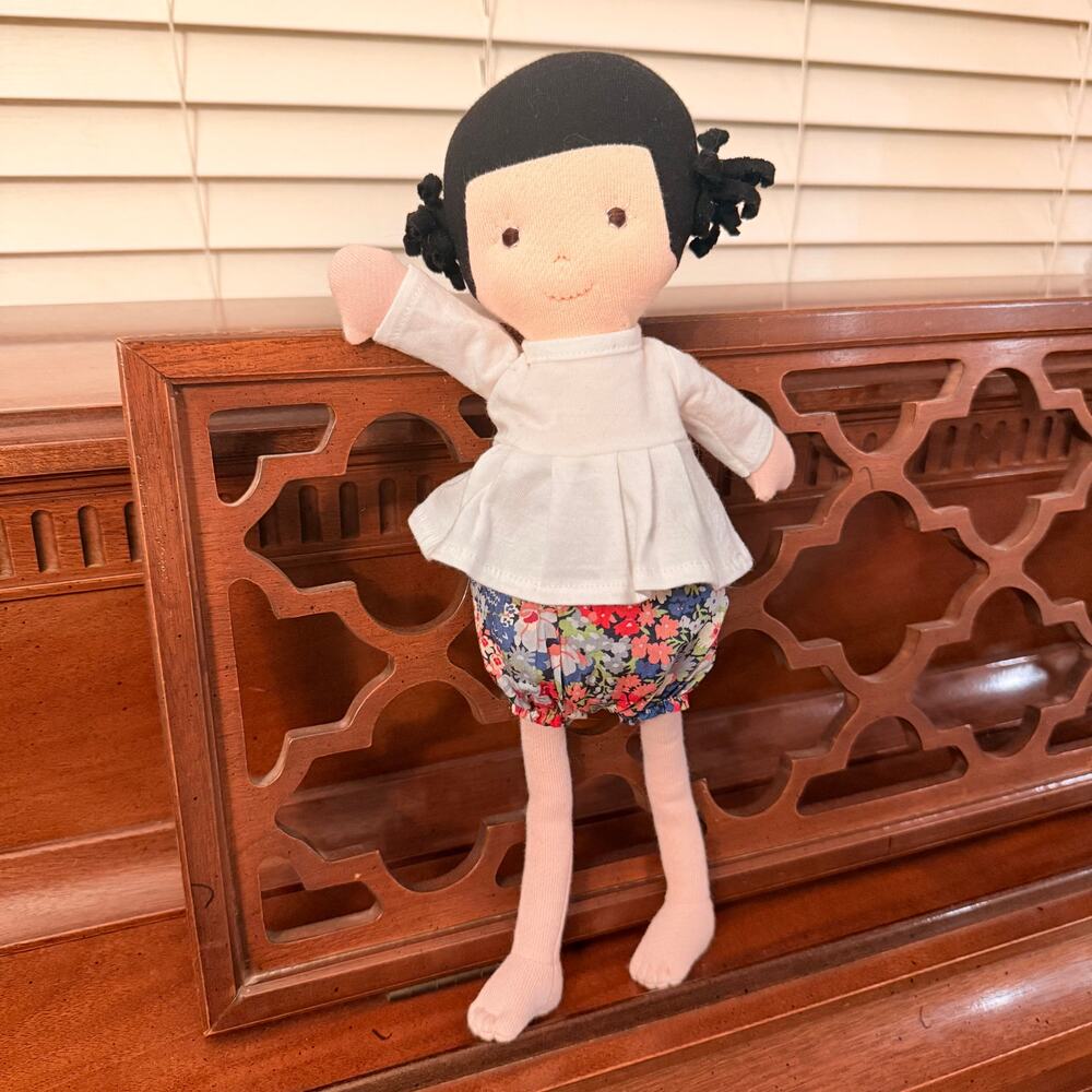 Hazel Village Nell Doll with Floral Bloomers – 14"